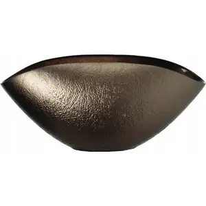 Glass bowl LEONARDO COMO 28×14 cm, brown