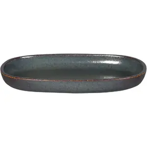 Serving Platter ORION STONE 23×15 cm volcanic finish