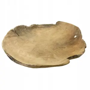 Decorative Teak Wood Bowl, Home&Styling Collection, Ø 40 cm