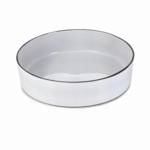 Salad bowl Revol CARACTERE Biała Chmura - ceramic serving bowl, white