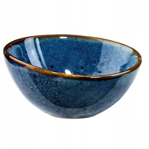 Ceramic serving bowl Verlo DEEP BLUE 14.5 x 13 cm — compact serving/cereal bowl