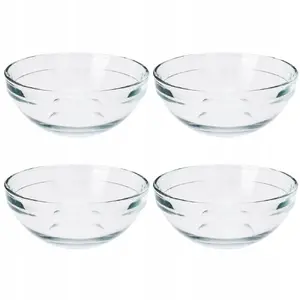 Glass bowls Michelin set of 4, 12 cm diameter, 275 ml capacity