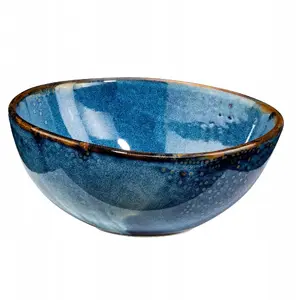 Outwell DEEP BLUE Miska 22 x 20 cm camping bowl, durable outdoor tableware