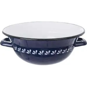 Enamel Bowl ORION Orion Miska retro blue 26 cm 2.5 L