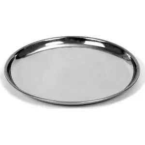 Serving Plate ORION 21 cm Round Stainless Steel Plate - Universal