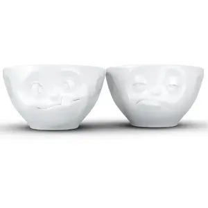 FiftyEight bowl set 200 ml – Zaspany & Smaczny, white, 2-piece
