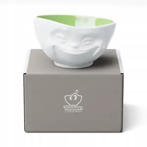 Bowl Lumarko FIFTYEIGHT Schale 500ml — 500 ml serving bowl, glazed pistachio interior