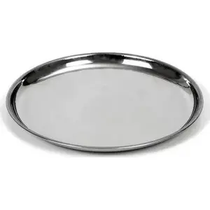 Serving Plate ORION 18 cm round stainless steel — universal serving tray