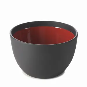Bowl, Revol SOLID small 11 cm, red and black