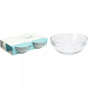 Glass bowls Excellent Houseware 10.5 cm Ø, 200 ml capacity, set of 4