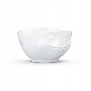 Bowl FiftyEight FIFTYEIGHT Miska 1000 ml — ceramic serving bowl, white