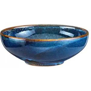 Verlo DEEP BLUE bowl Ø 18 cm, ceramic serving and mixing bowl