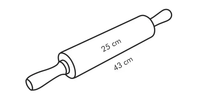 Rolling pin Tescoma 630160 wooden 430 mm Photo 2