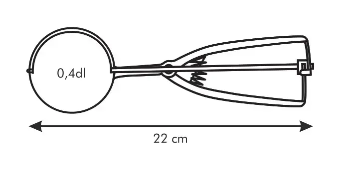 Disher scoop Tescoma 420214 stainless steel 5 cm Photo 2