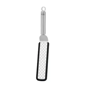 Поварская лопатка Rosle 10640 — силиконовая рабочая часть, стальная ручка, 320×50×25 мм