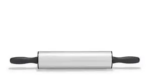 Rolling pin Patisse 03650, smooth surface, 250 mm width, black/silver