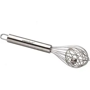 Kitchen Whisk KingHoff KH-3179 — metal whisk with round head for whipping and mixing