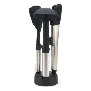 Набор кухонных инструментов с подставкой Joseph Joseph Elevate Fusion Steel, 4 предмета