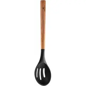 Kitchen slotted spoon affek design Łyżka z otworami 320R, stainless steel head, long handle