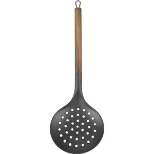 Kitchen skimmer ORION WOODEN thermoplastic slotted spoon for draining, model 140297