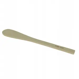 Spatula de Buyer B BOIS apaļa 25 cm — koka rokturis, apaļas malas lāpstiņa maisīšanai un klāšanai