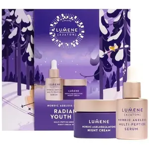 Face care set Lumene Radiant Youth (Nordic Ageless) — serum 30 ml + face cream 50 ml