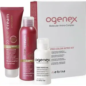 Набор для окрашивания Inebrya Ogenex Pro-Color Intro: Ogenex 70 мл, Color Perfect Shampoo 125 мл, Color Perfect Cream 100 мл