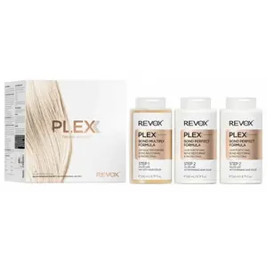 Набор для волос Revolution Haircare London Revox B77 Plex Bond Шаг 1 и 2, 3 предмета