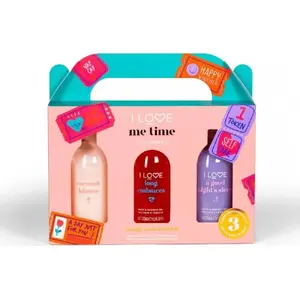 Набор для тела I love I Love Me Time — суфле для тела + гель для душа и ванны 3×250 мл