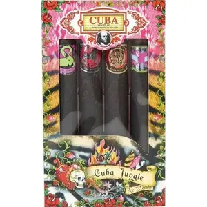Набор духов Cuba — 4 x 35 мл: Jungle Snake EDP, Tiger EDP, Zebra EDP, Heartbreaker EDP