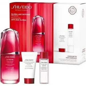 Facial serum and cleansing set Shiseido Ultimune Power Infusing Concentrate 50 ml with Clarifying Cleansing Foam 30 ml and Treatment Softener 30 ml