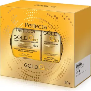 DAX PERFECTA gift set Gold Q10 — day and night cream 50+ (50 ml) and eye cream