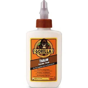 Koksnes līme Gorilla Sports 118 ml — stipra līme galdniecībai un remontam