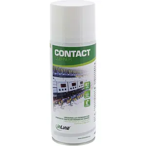 Cleaning substance InLine Contact Cleaner 400 ml — universal cleaner for electrical contacts and devices