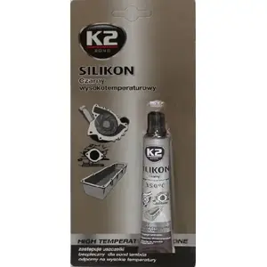 High-temperature silicone sealant K2 K0477 black 21 g blister pack