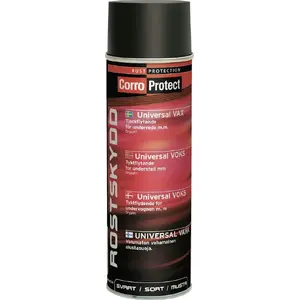 Rust protection spray Universal Color CorroProtect Universal Voks Sort, 500 ml