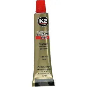 Silicone Sealant K2 B235N high-temperature up to 350°C, tube 21 g, red