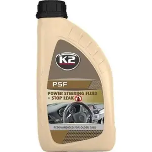 K2 power steering stop leak fluid with sealant, 1 L bottle