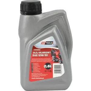 Engine Oil AWTools AWTOOLS OLEJ 4-SUW SAE 10W-30 0.6L for Lawn Mowers, Generators, Gasoline Pumps