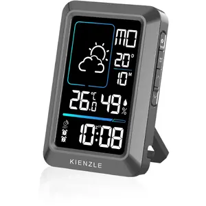 Weather station KIENZLE DCF Radio-Controlled Compact model 14997 — DCF time sync, indoor/outdoor sensors