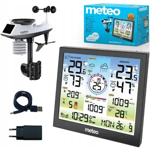 Weather Station Meteo SP601 wireless with hygrometer, barometer and Wi‑Fi