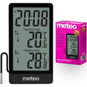 Weather Station Meteo SP111C — indoor and outdoor thermometer, room and external temperature display