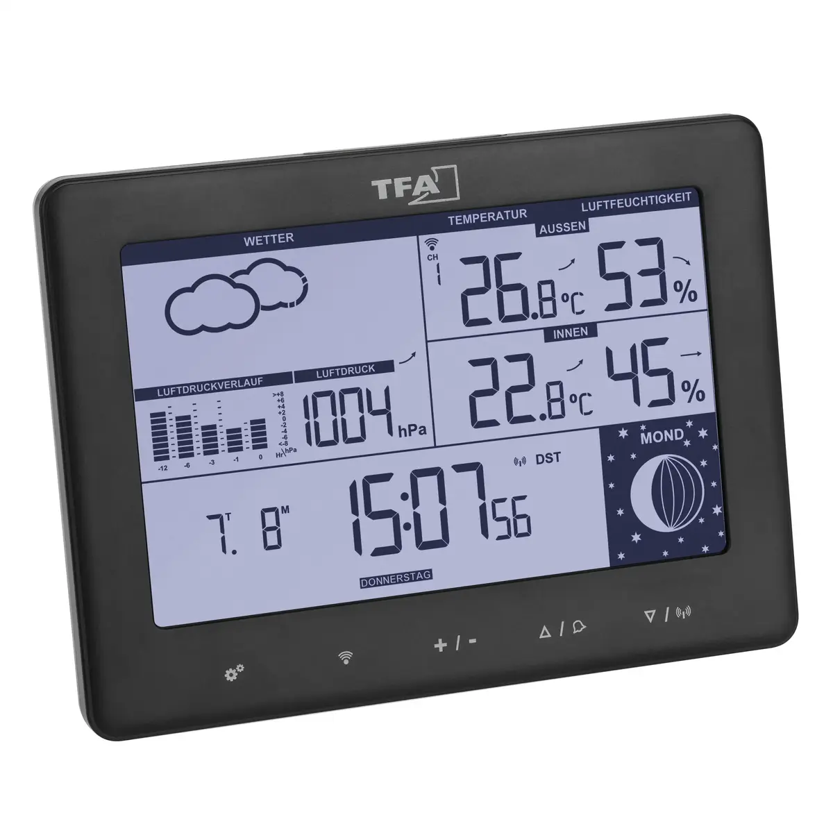 TFA Elements Black battery weather station Photo 2