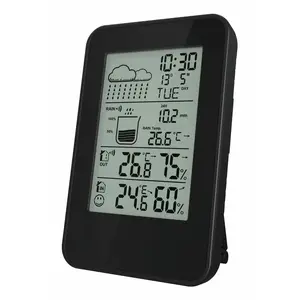 Weather station DENVER WSR-560 Black — rain sensor, outdoor temp -40–70°C, humidity 20–90%, AAA battery