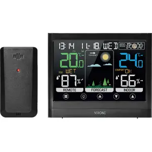 Weather station ORNO AW_979594 wireless with touch buttons, multifunctional