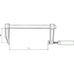 Carpenter Clamp Art-Pol ARTPOL 50 x 300 mm Type F (TUV/GS) model 24104