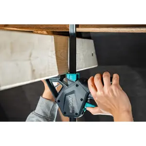 Струбцина одноручная Wolfcraft PRO MAX 450 мм WF3072000 — планочная зажимная система
