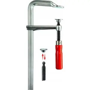 Струбцина винтовая Bessey GZ60 600x120 мм, винтовая прижимная струбцина для столярных работ