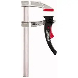 Bar clamp BESSEY KliKlamp 30 cm — stainless steel body, magnesium parts, 460 g