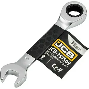 Ring Ratchet Wrench JCB 9 mm short — JCB JCB-757S09